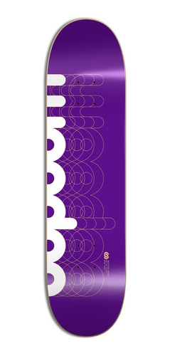 Imagen 1 de 1 de Tabla De Skate Woodoo Inst. Bauhaus Multiplied Violeta