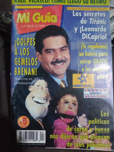 Javier Alatorre En Revista Mi Guia Raul Velasco 1998