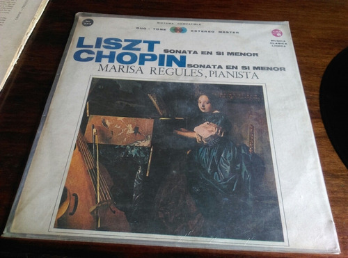 Vinilo- Lizt/ Chopin -sonata En Sí Menor.  Ljp