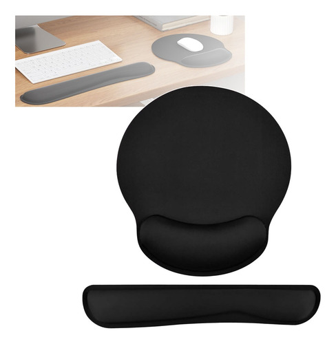 Mouse Pads Y Ergonomico Alfombrilla Teclado Reposamuñecas