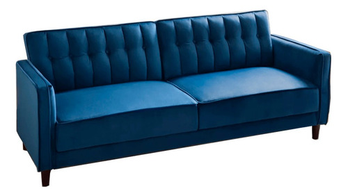 Sofa Cama Ninatzin Azul Pieza Sala Sofa Sillon Mueble