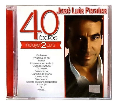 Jose Luis Perales - 40 Exitos - 2 Cd's Disco - Nuevo