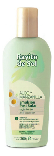 Rayito De Sol Emulsion Post Solar Aloe Y Manzanilla 200g