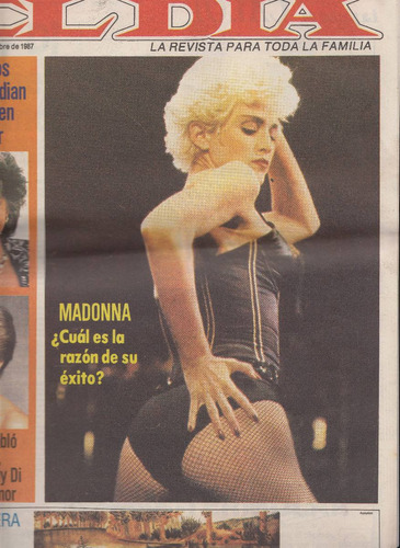 1987 Madonna Only Cover Magazine Uruguay Nota Fotos Xrare