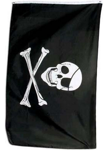 Nueva 4 X 6 Jolly Roger Bandera Pirata Del Caribe Piratas Ba