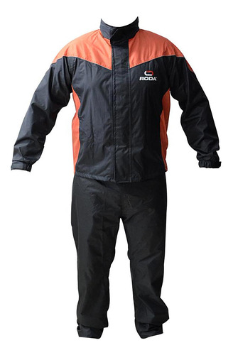 Impermeable Motociclista Con Capucha Talla Xl Roda