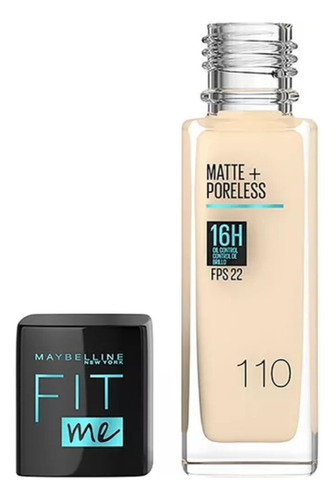 Base Fit Me Matte 110 Porcelain Maybelline