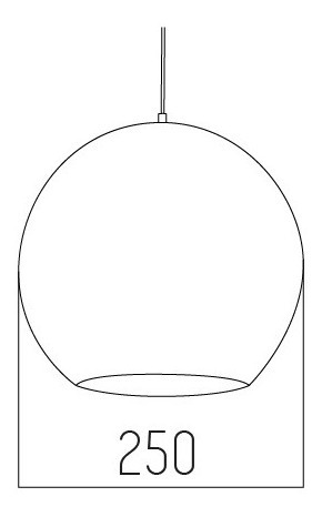 Imagen 2 de 4 de Lampara Colgante Moderna Esfera Tom Dixon Ii 25cm Plateado