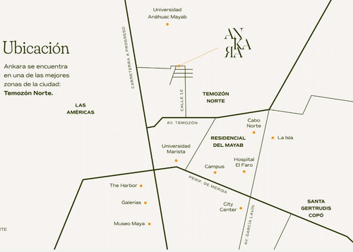 Imagen 13 de 14 de Departamentos Ankara | Temozon Norte