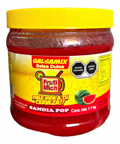 Escarchado Para Bebidas Sandía Pop 1.1kg Frutimich