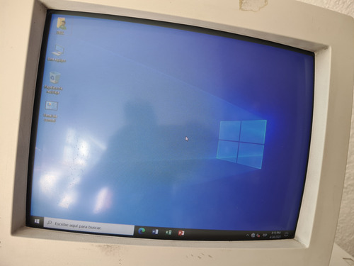 Monitor Vintage Crt Hp 13 Pulgadas Vga Analogo Beige (Usado)