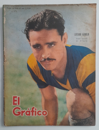 Revista El Grafico 1376 - Boca 4 River 1 Año 1945 Fs