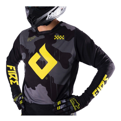 Imagen 5 de 6 de Equipo Conjunto Fire Combat Mx Motocross Enduro Winnersport