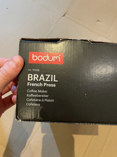 Bodum Cafetera 1 Litro Negra Prensa Francesa Negro (Usado)