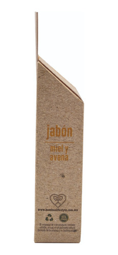 Imagen 7 de 8 de 100 Pack Jabón Artesanal Natural Miel Avena 100 G Bam Boo!