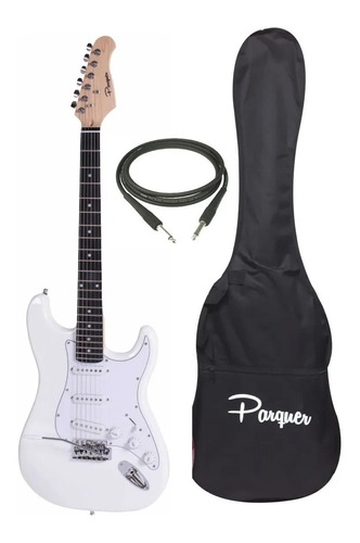 Guitarra Electrica Parquer Stratocaster Con Funda Colores