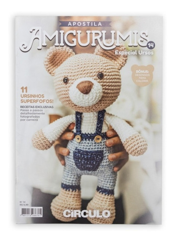 Kit 5 Apostilas Amigurumi Edições Exclusivas Círculo Crochê