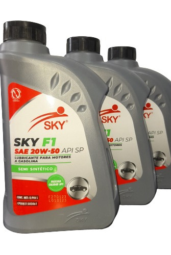 Aceite 20w50 Semi Sintético Sky