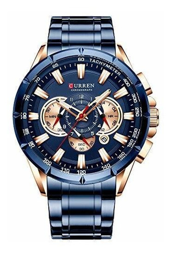 Reloj De Ra - Causal Sport Chronograph Men's Watch Stainless