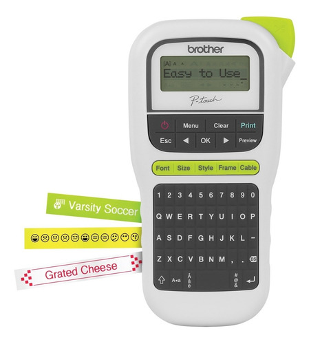 Imagen 1 de 9 de Rotuladora Impresora Brother Ptouch H110 Portátil Blanco