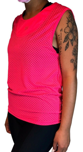 Imagen 2 de 4 de Cozy Musculosa Ciclismo Mujer Fucsia Ras