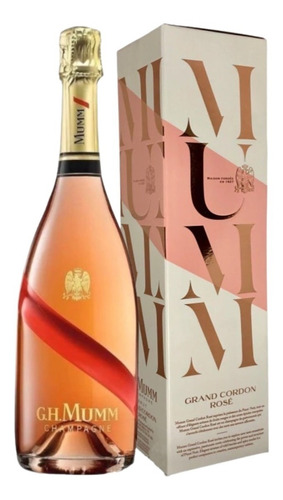 Champagne Gh Mumm Grand Cordon Rose Con Estuche. Frances