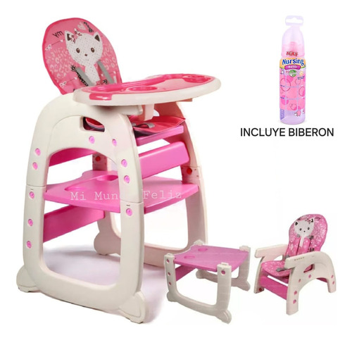 Silla Para Comer Bebe Comedores Kingdome Nuevas Con Cinturon