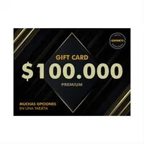 Comprar Gift Card Tarjeta Regalo 100.000 Electronicos Experts