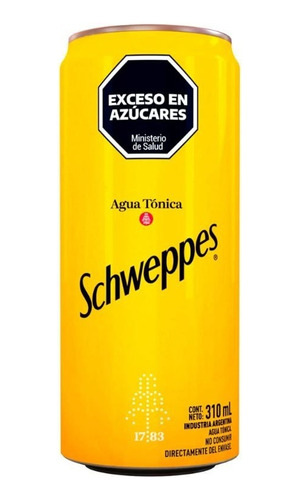 Gaseosa Schweppes Tónica Lata 310ml Pack X24 Unidades
