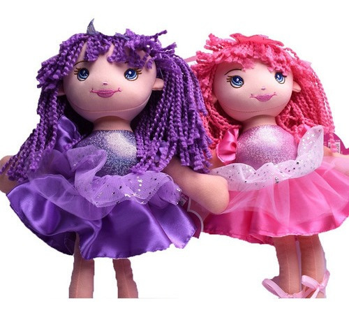 Imagen 6 de 6 de Muñeca De Tela Bailarina 45 Cm