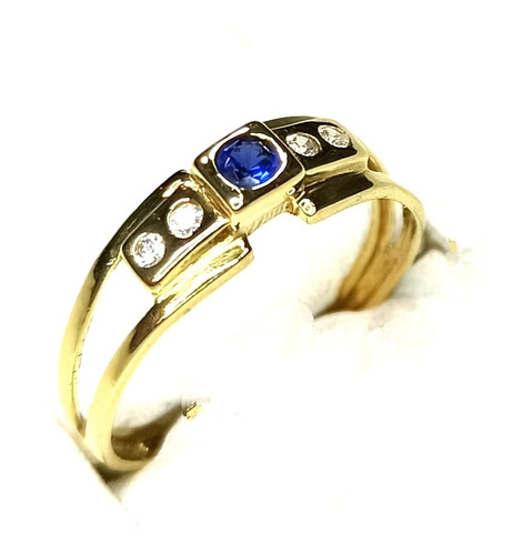 Anillo Dama 18k Hermoso, Inmaculado, Oportunidad!