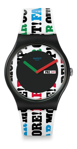 Reloj Swatch Suoz715 Unisex James Bond Collection Edicion 