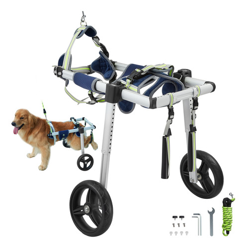 Silla De Ruedas Para Perros Discapacitados Ajustable Talla M