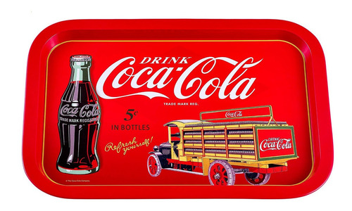 The Tin Box Company Coca Cola - Bandeja Rectangular De Lata