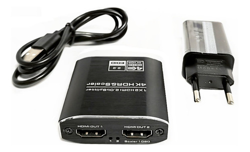 Splitter Hdmi 2.0 4k - 1 X2 Salidas - Hdcp 2.2 - 60hz