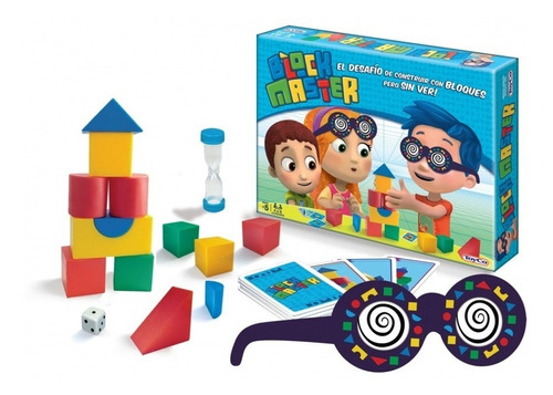 Block Master Construi Con Bloques Juego De Mesa De Toyco