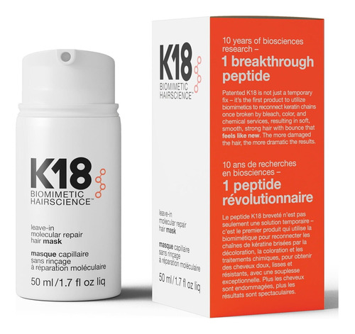 Restore Leave-in Hair Soft Molecular K18 50 Ml Repair Deep