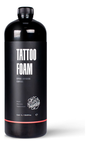 Espuma Limpiador Para Tatuajes Tattoo Foam Black Mandala®