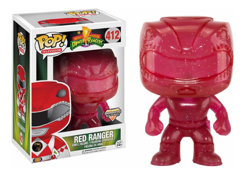 Funko Pop! Red Ranger #412 Morphing Exclusive Only Gamestop