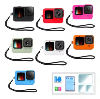 Case Silicona Gopro Hero 11 + Kit Protectores De Pantalla