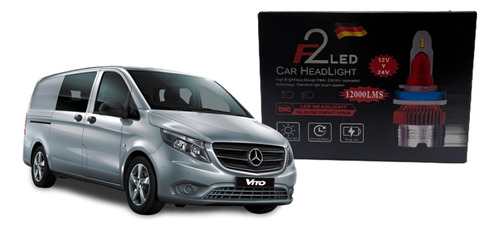 Luces Cree Led 22000 Mercedes Benz Vito Instalación