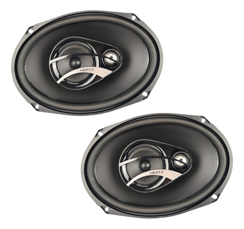 Par Alto Falante Woofer Original Hertz Triaxial 6x9 180w Rms