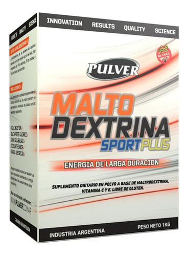 Maltodextrina Plus Pulver 1kg Recuperación Energia Natural
