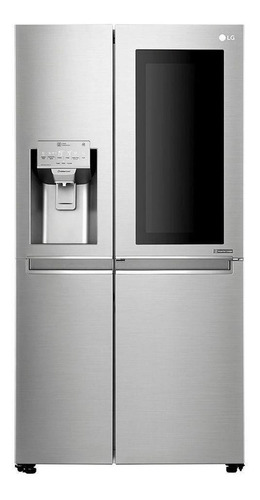 Imagen 1 de 6 de Heladera inverter auto defrost LG LS74SXSX stainless steel con freezer 690L 127V