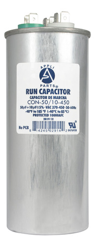 Appli Parts Condensador Capacitor De Marcha 50+10 Mfd Uf (