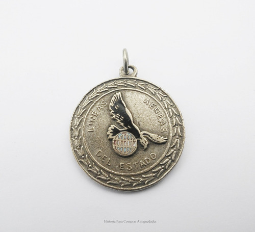 Medalla Lade Antigua Líneas Aéreas Del Estado