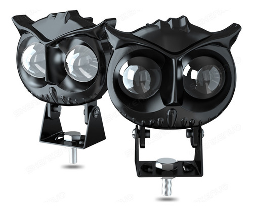 Lámpara Led Led Con Diseño De Búho Para Moto Atv Suv