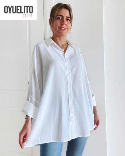 Imagen 2 de 10 de Blusa Camisa Mujer Camisola Vestir Volado Importada