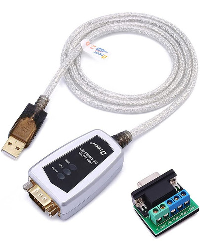 Usb Rs Adaptador Cable Puerto Serie Chip Cp Borna Led Rs422 