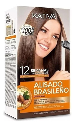 Kit Alisado Brasileño Kativa Brazilian Straightening 